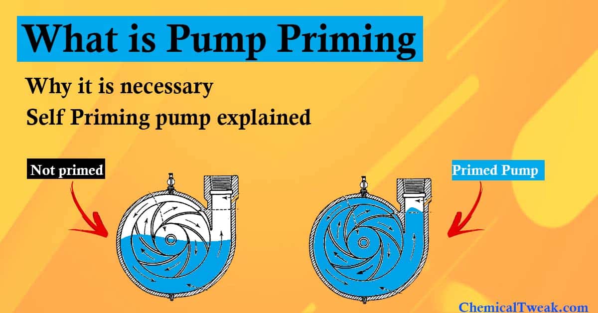 pump priming chemicaltweak pump priming chemicaltweak